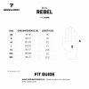 RĘKAWICE DŁUGIE SKÓRZANE SPORTOWE REBELHORN REBEL BLACK/CAMO/FLO RED XXL